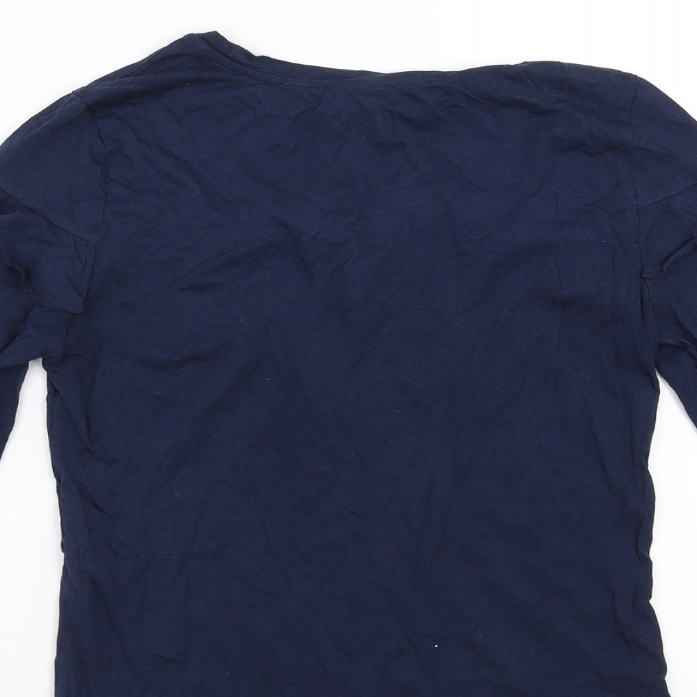 New Look Womens Blue   Basic Blouse Size 8