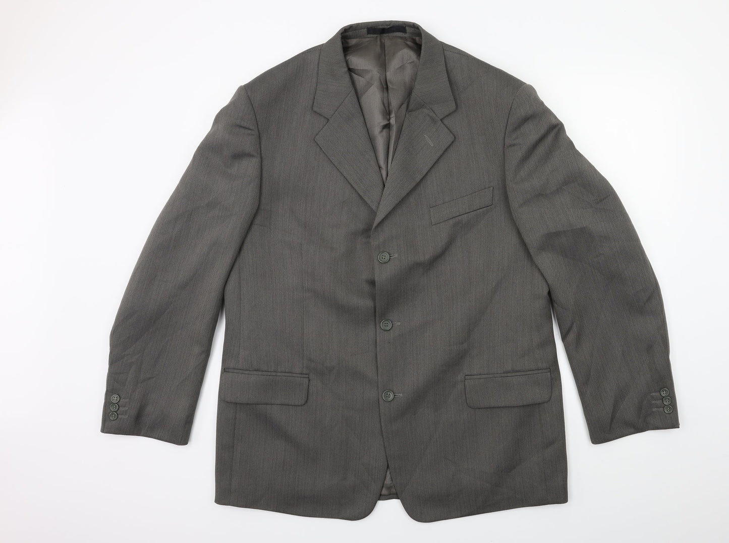 Preworn Mens Grey   Jacket Suit Jacket Size 44