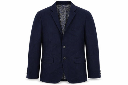 frenchie Mens Blue   Jacket Suit Jacket Size 36