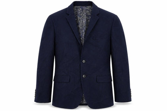 frenchie Mens Blue   Jacket Suit Jacket Size 36