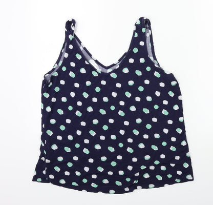 Marks & Spencer Womens Blue Floral  Basic Tank Size 12