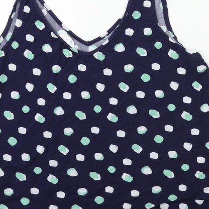 Marks & Spencer Womens Blue Floral  Basic Tank Size 12