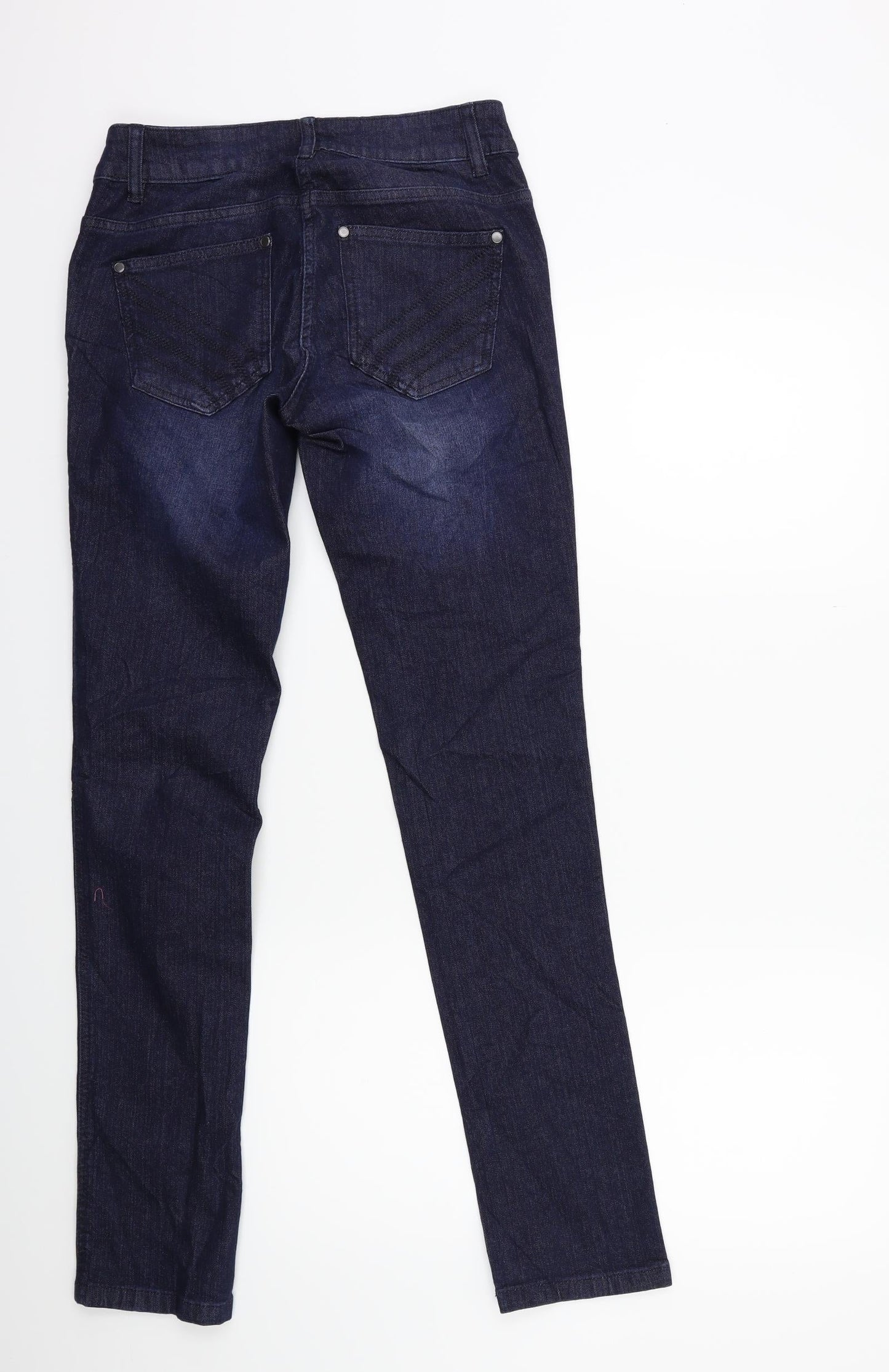 Preworn Womens Blue  Denim Skinny Jeans Size 25 in L32 in