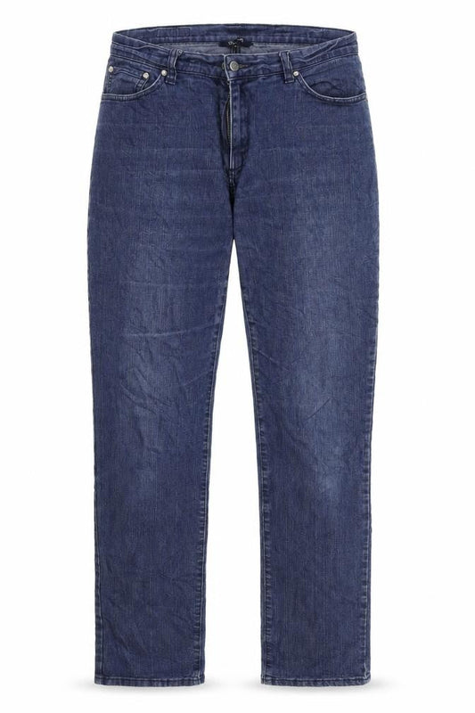 nicoli Womens Blue  Denim Straight Jeans Size 12 L31 in