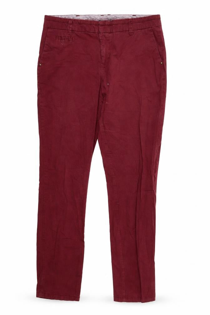 Atmosphere Womens Red   Chino Trousers Size 10 L28 in