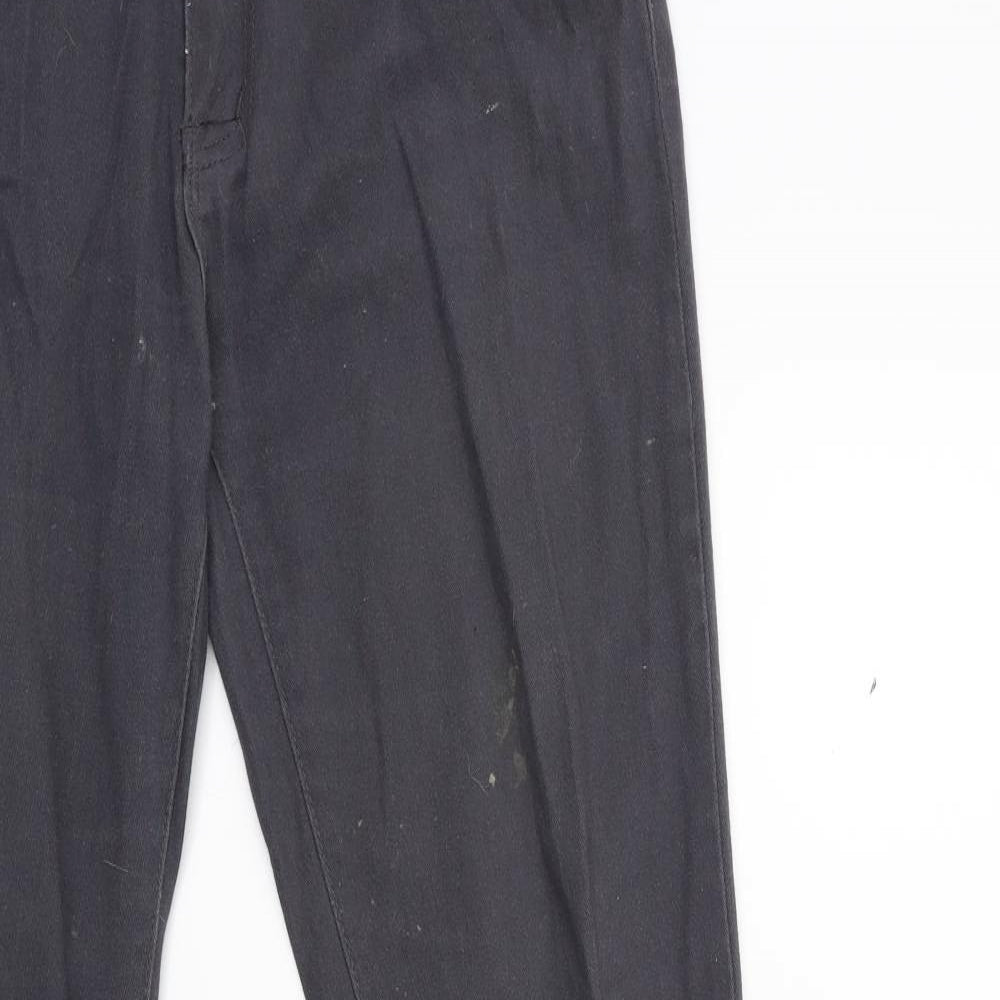 Simply chic Womens Grey  Denim Straight Jeans Size 12 L30 in