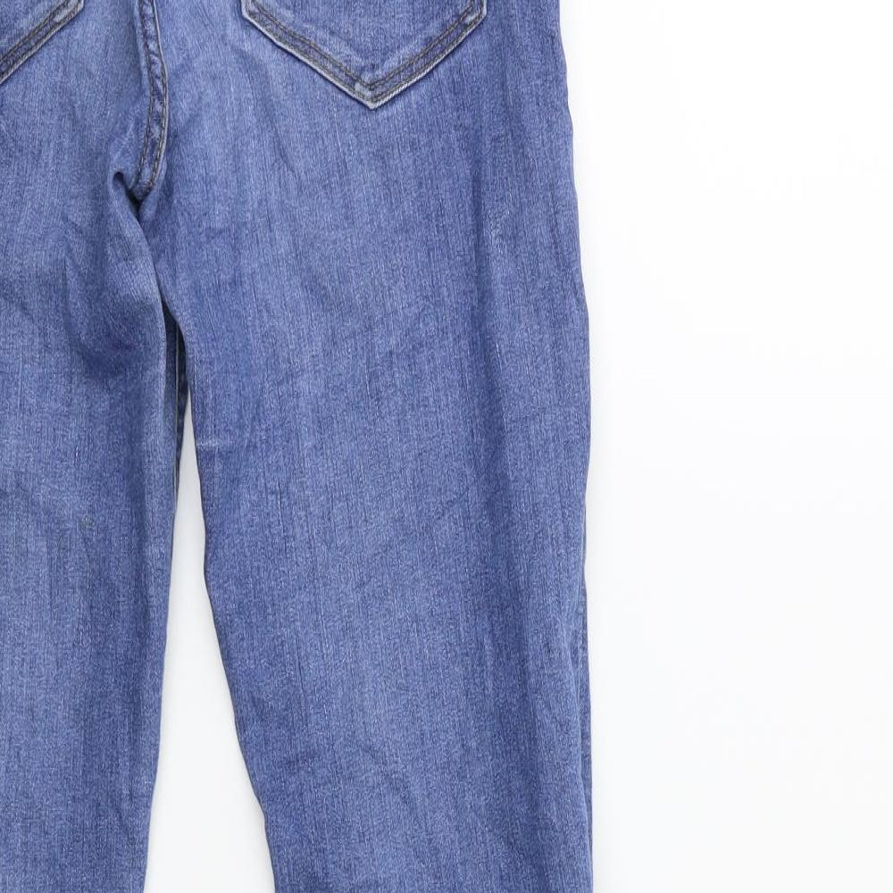 H&M Womens Blue  Denim Skinny Jeans Size 8 L29 in