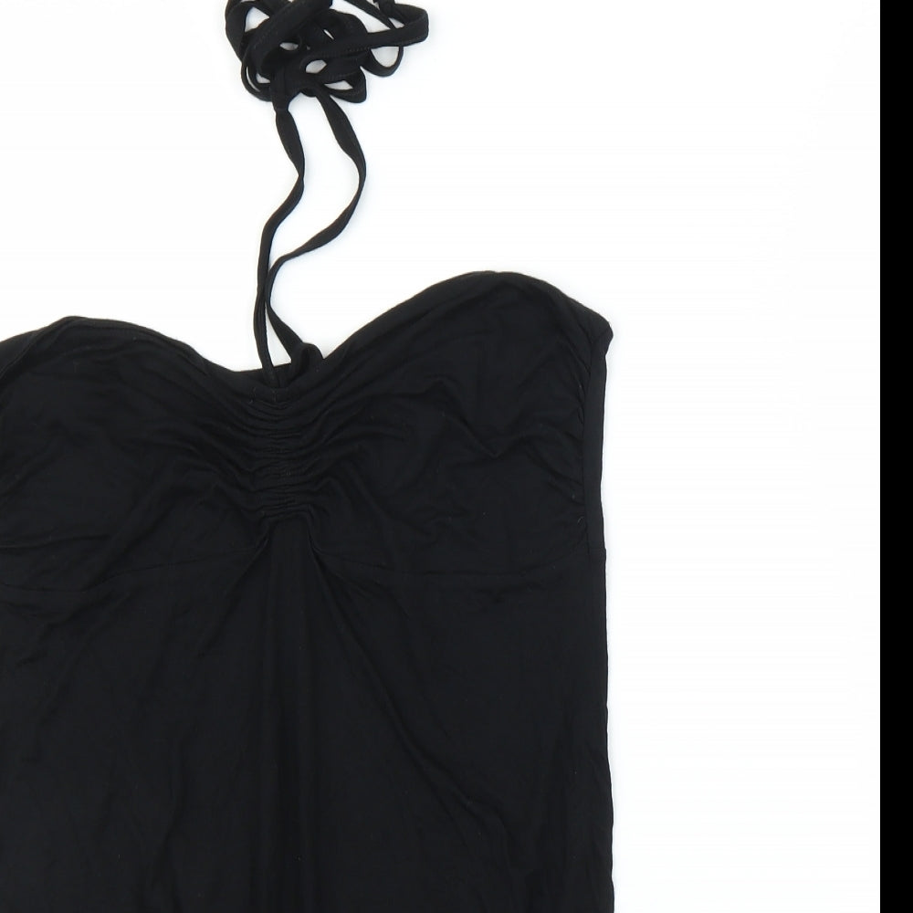 Warehouse Womens Black   Basic Blouse Size 14