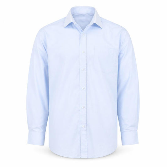 B&W Mens Blue    Button-Up Size 16