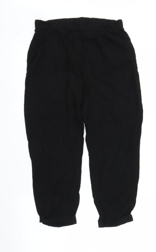 H&M Womens Black   Bloomer Trousers Size 8 L21 in