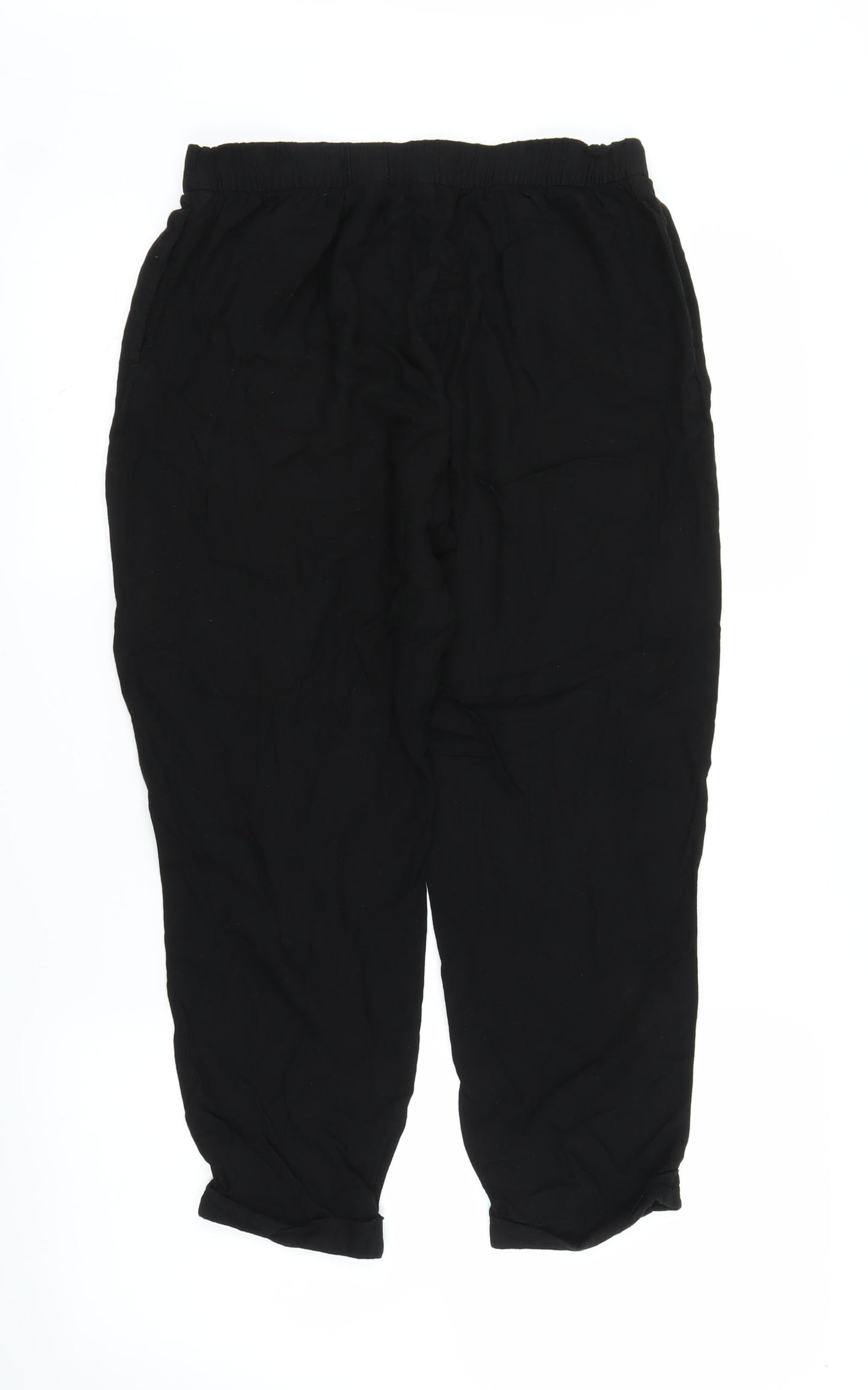 H&M Womens Black   Bloomer Trousers Size 8 L21 in