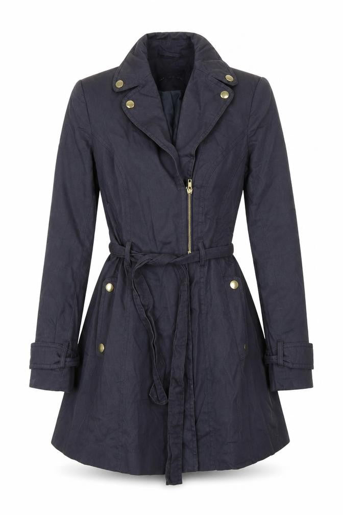 New Look Womens Blue   Overcoat Coat Size 6