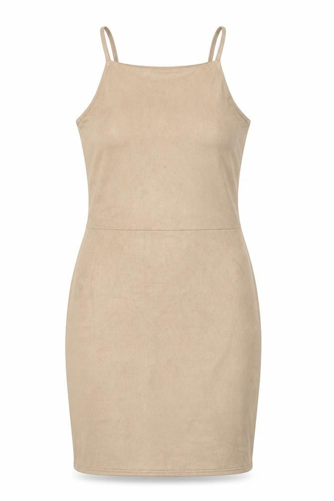 Boohoo Womens Beige   Sheath  Size 12