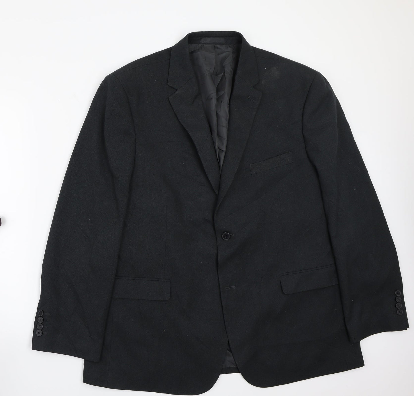 Greenwoods Mens Black   Jacket Suit Jacket Size 42
