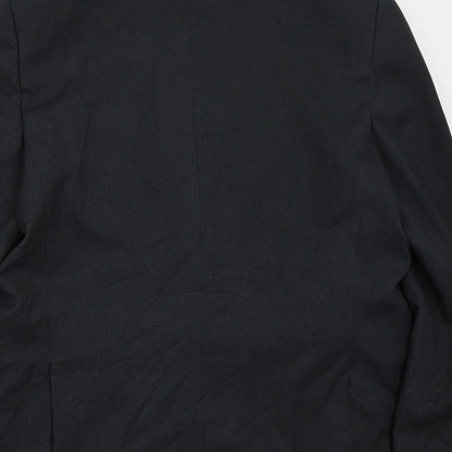 Greenwoods Mens Black   Jacket Suit Jacket Size 42