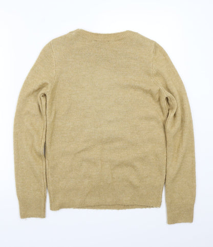 F&F Womens Brown   Pullover Jumper Size 8