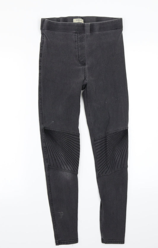 Papaya Womens Grey   Skinny Jeans Size 10 L25 in