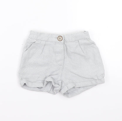 Next Girls Grey   Bermuda Shorts Size 4-5 Years