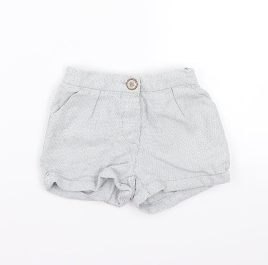 NEXT Girls Grey   Bermuda Shorts Size 4-5 Years