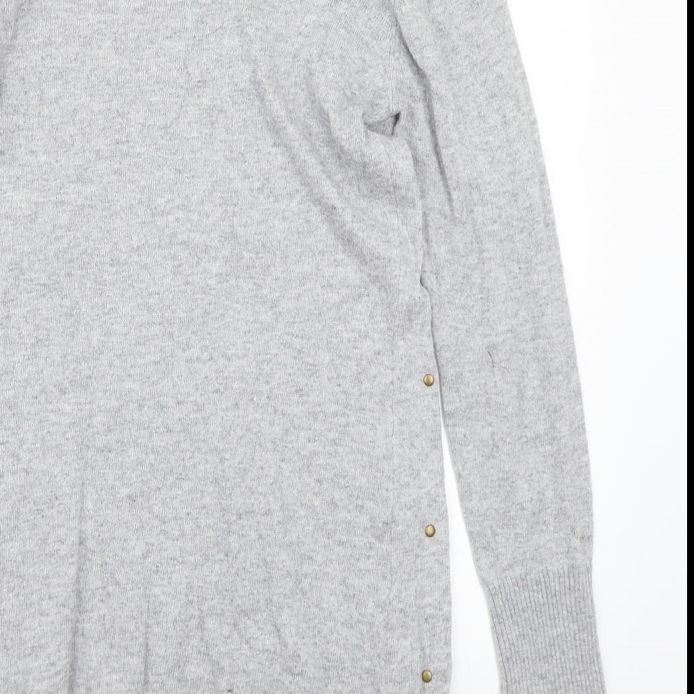 M&Co Womens Grey   Pullover Jumper Size L