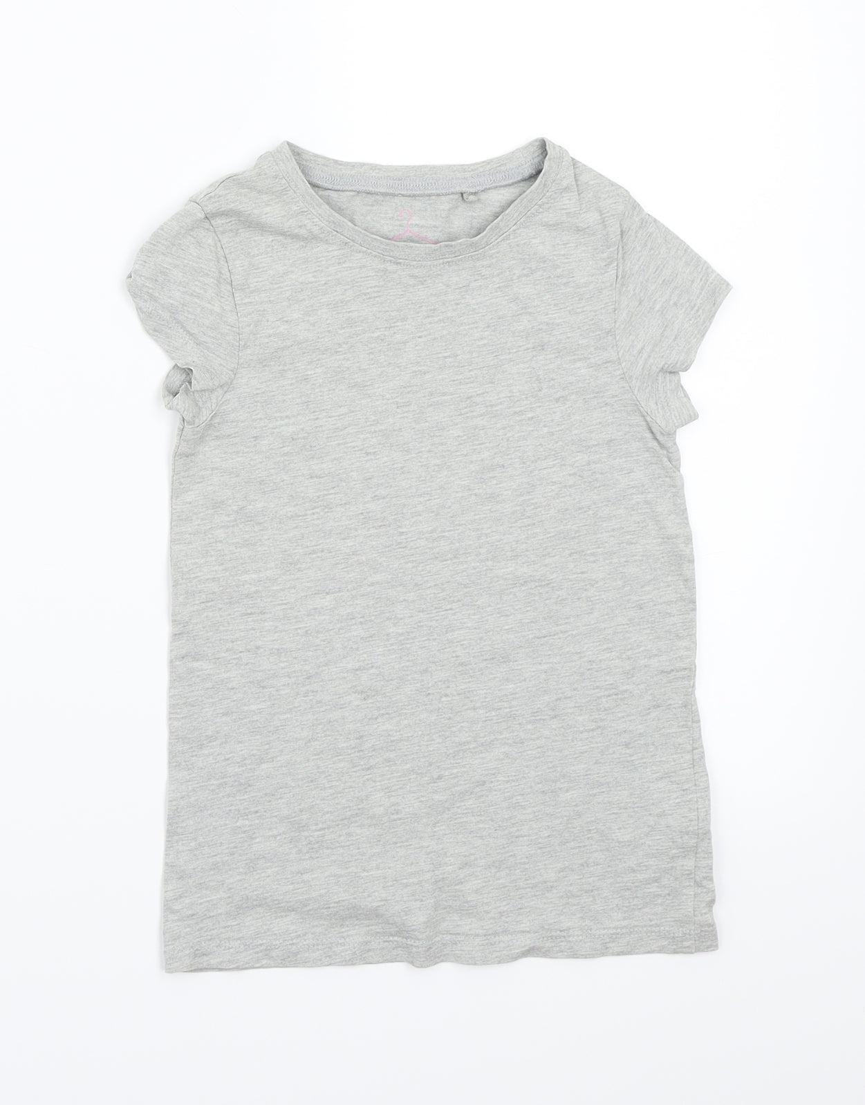 NEXT Girls Grey   Basic T-Shirt Size 7 Years