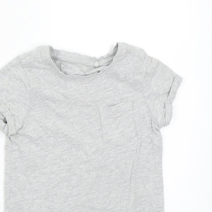 Next Girls Grey   Basic T-Shirt Size 6 Years