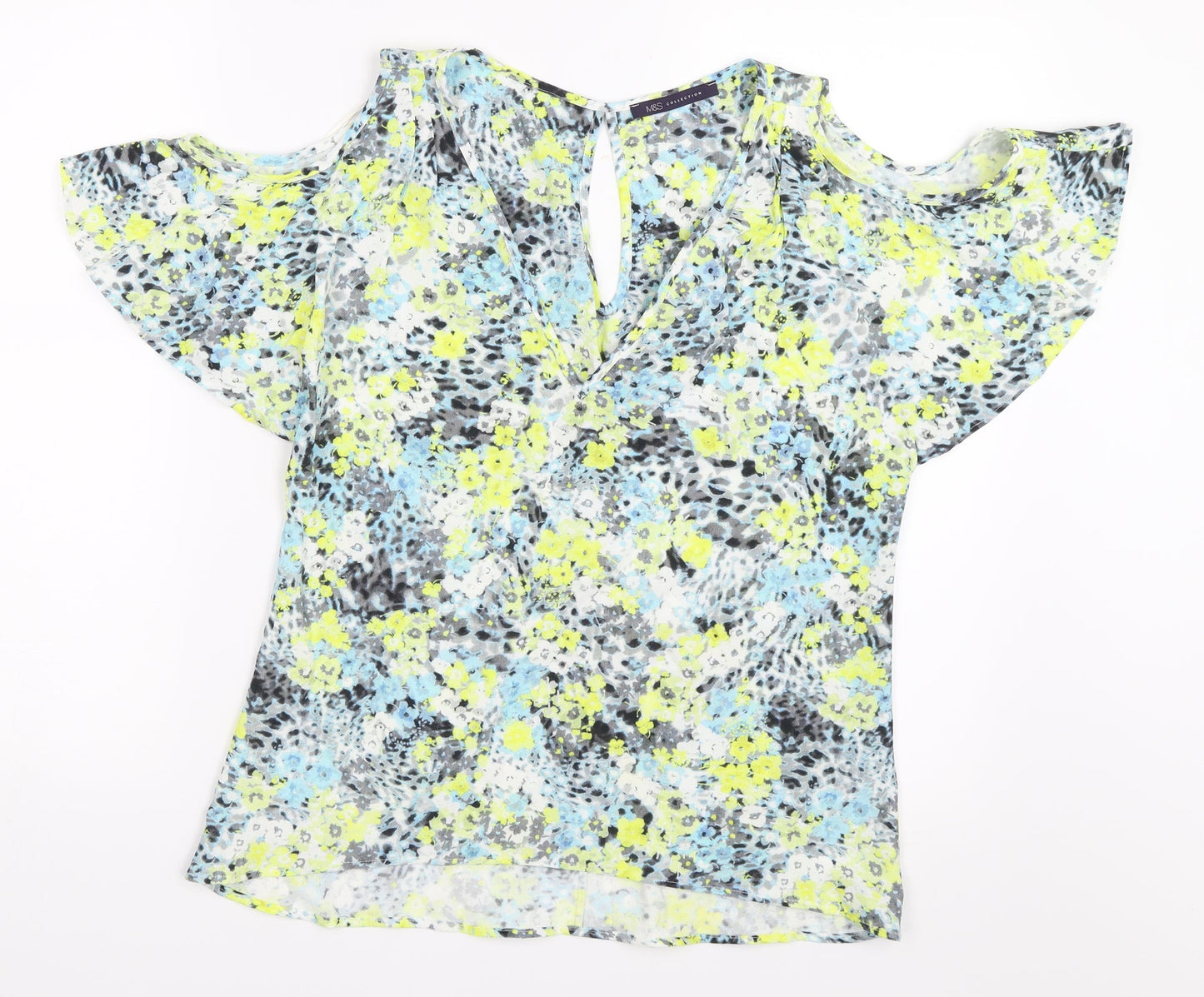 Marks and Spencer Womens Yellow   Basic Blouse Size 8