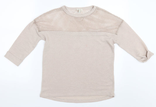 River Island Womens Beige   Pullover Jumper Size 10