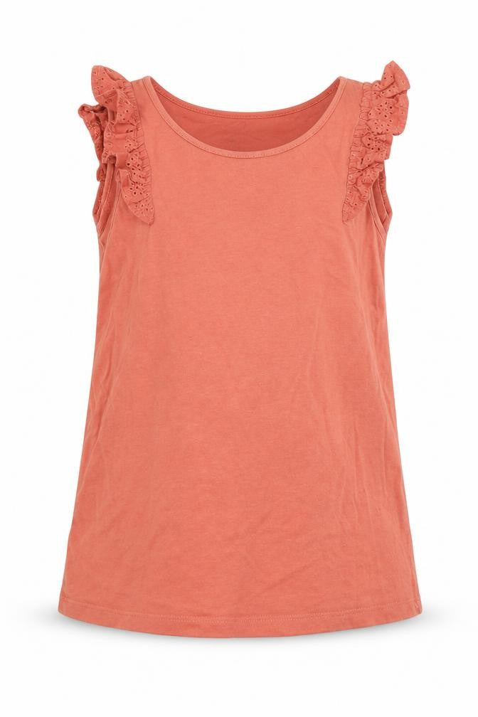 NEXT Girls Orange   Basic Tank Size 7-8 Years