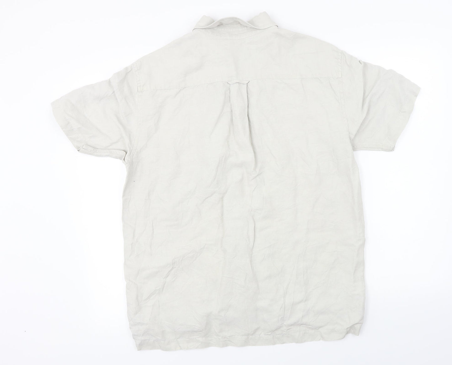 inspired by italy Mens Grey    Button-Up Size M