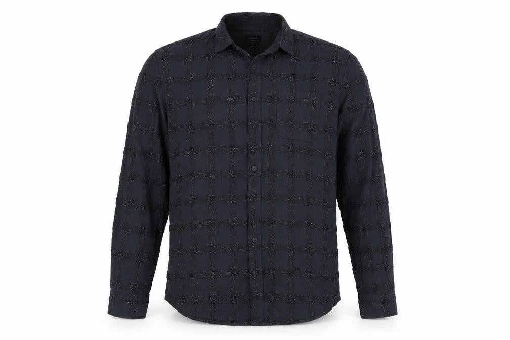 Authentic Mens Black    Button-Up Size XL