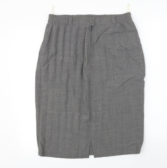 Preworn  Womens Grey   Bandage Skirt Size 30 in