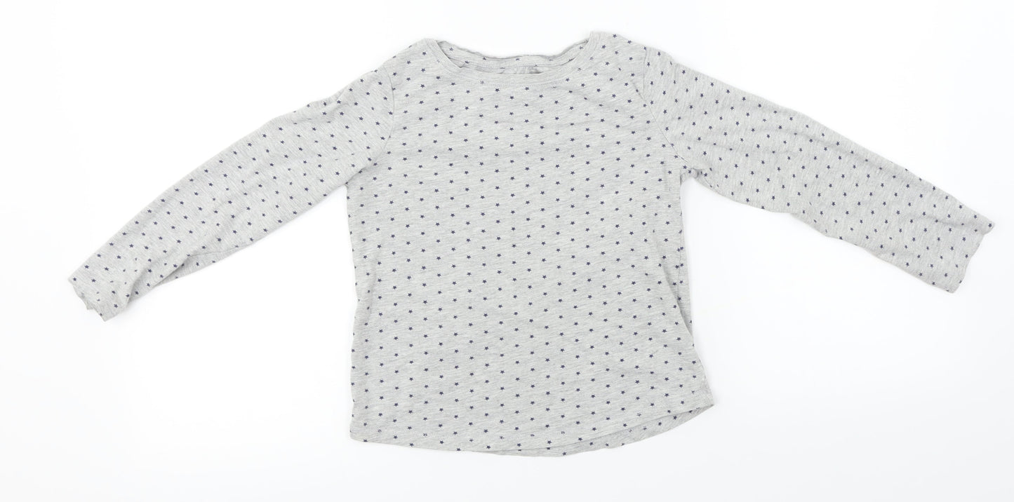 NEXT  Girls Grey   Basic T-Shirt Size 7 Years
