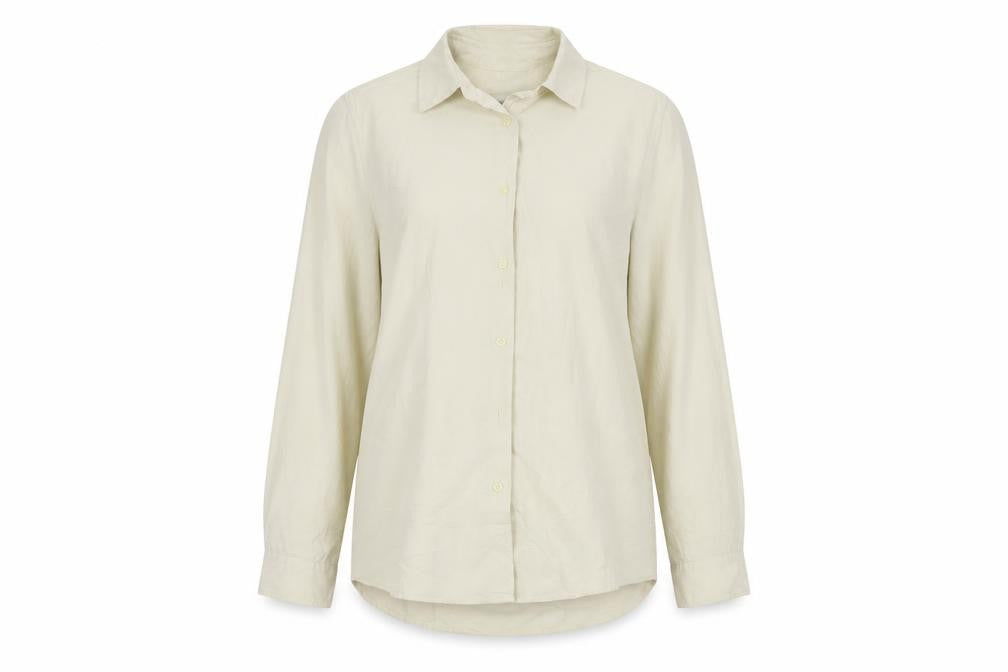 Orvis Womens Ivory   Basic Button-Up Size M