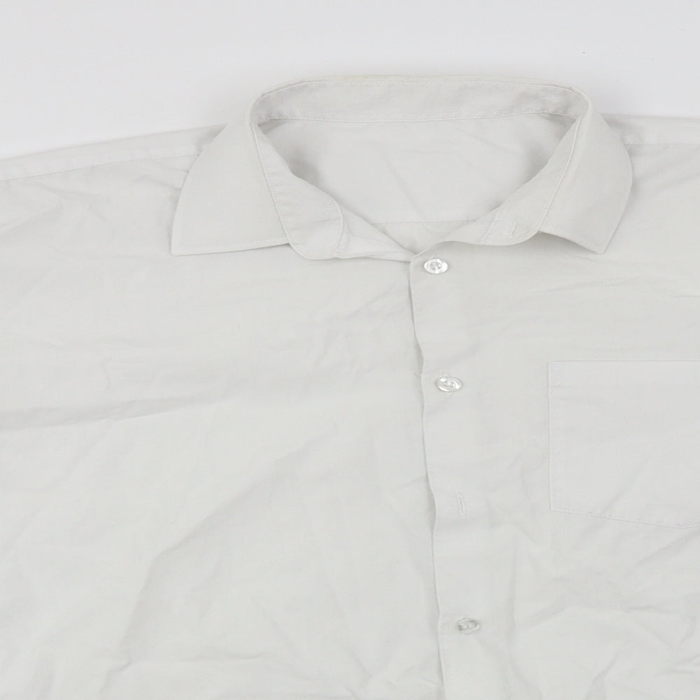 F&F  Boys White   Basic Button-Up Size XL