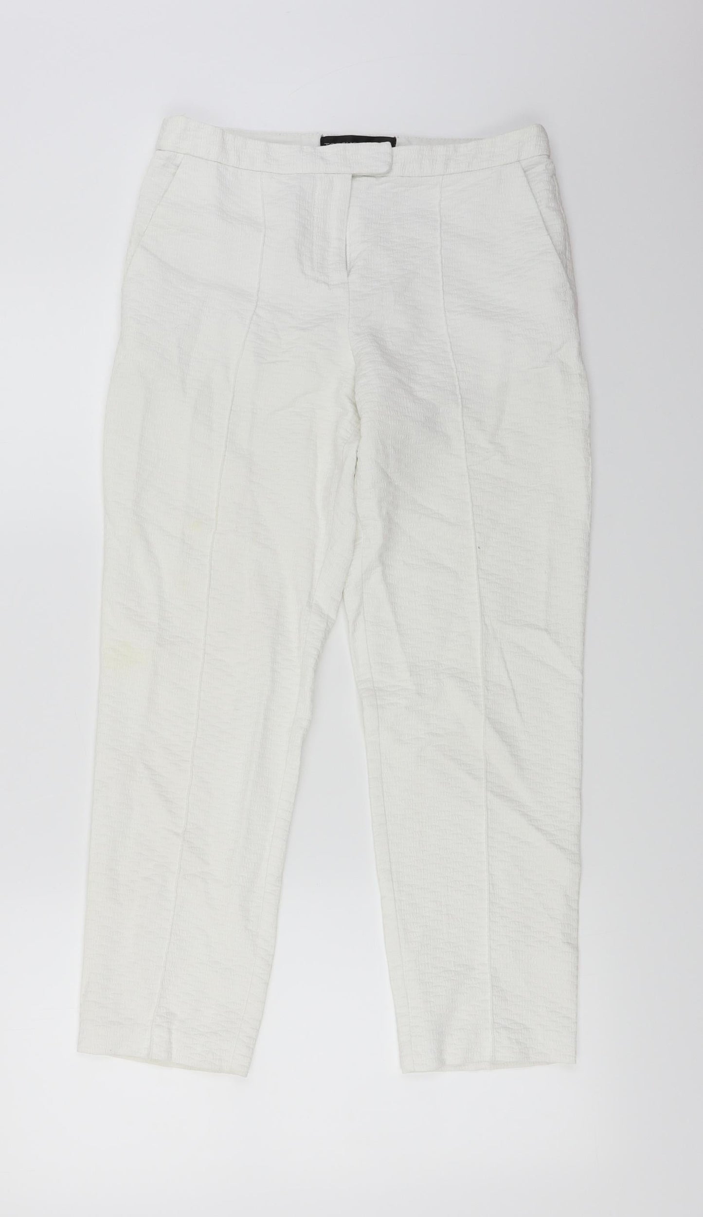 Topshop  Womens White   Trousers  Size 8 L22 in