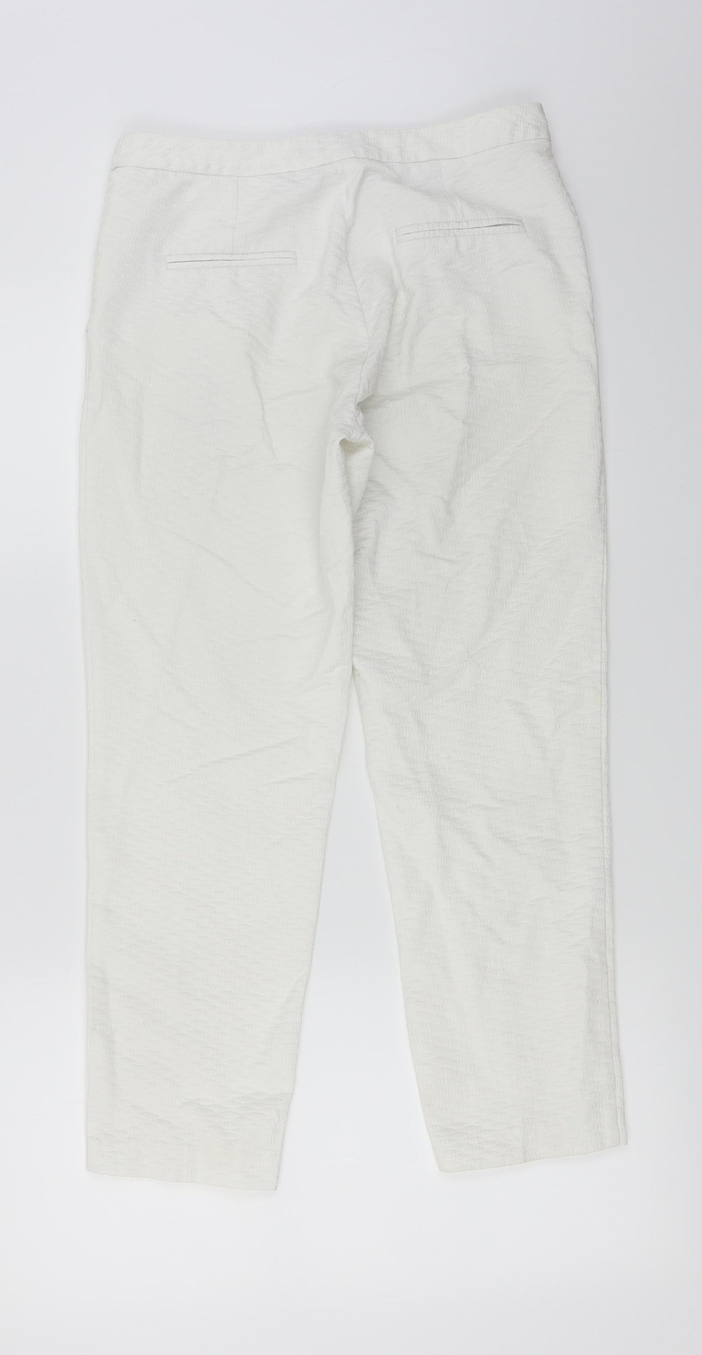 Topshop  Womens White   Trousers  Size 8 L22 in