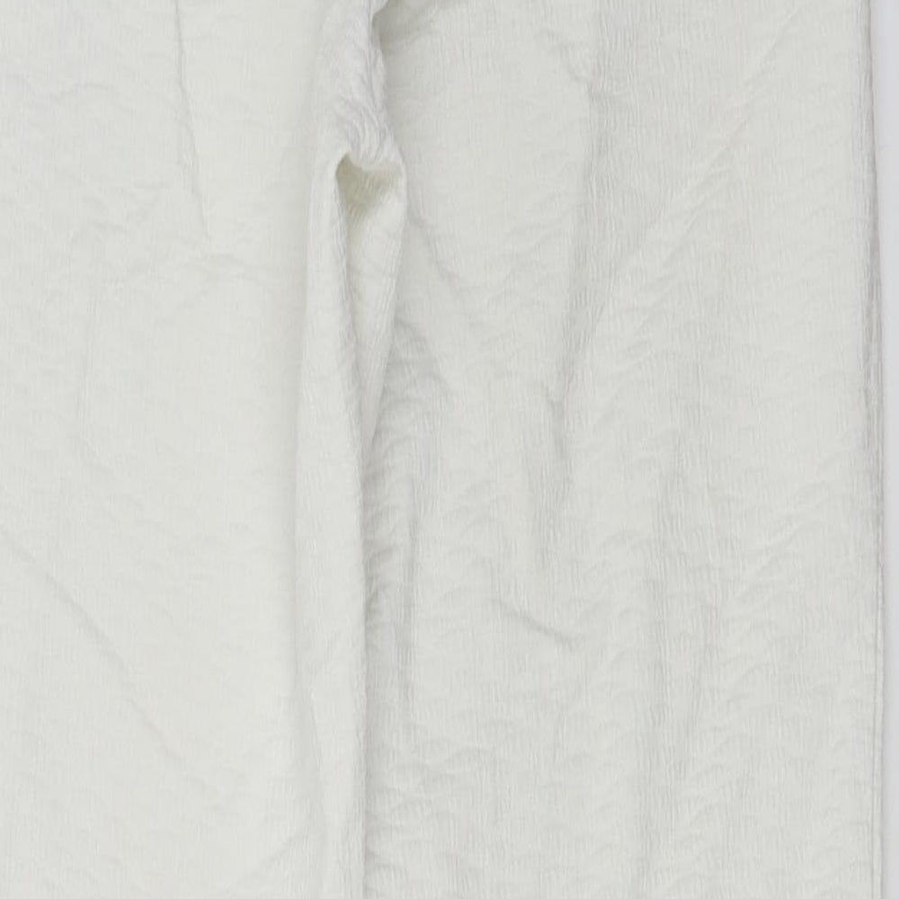 Topshop  Womens White   Trousers  Size 8 L22 in