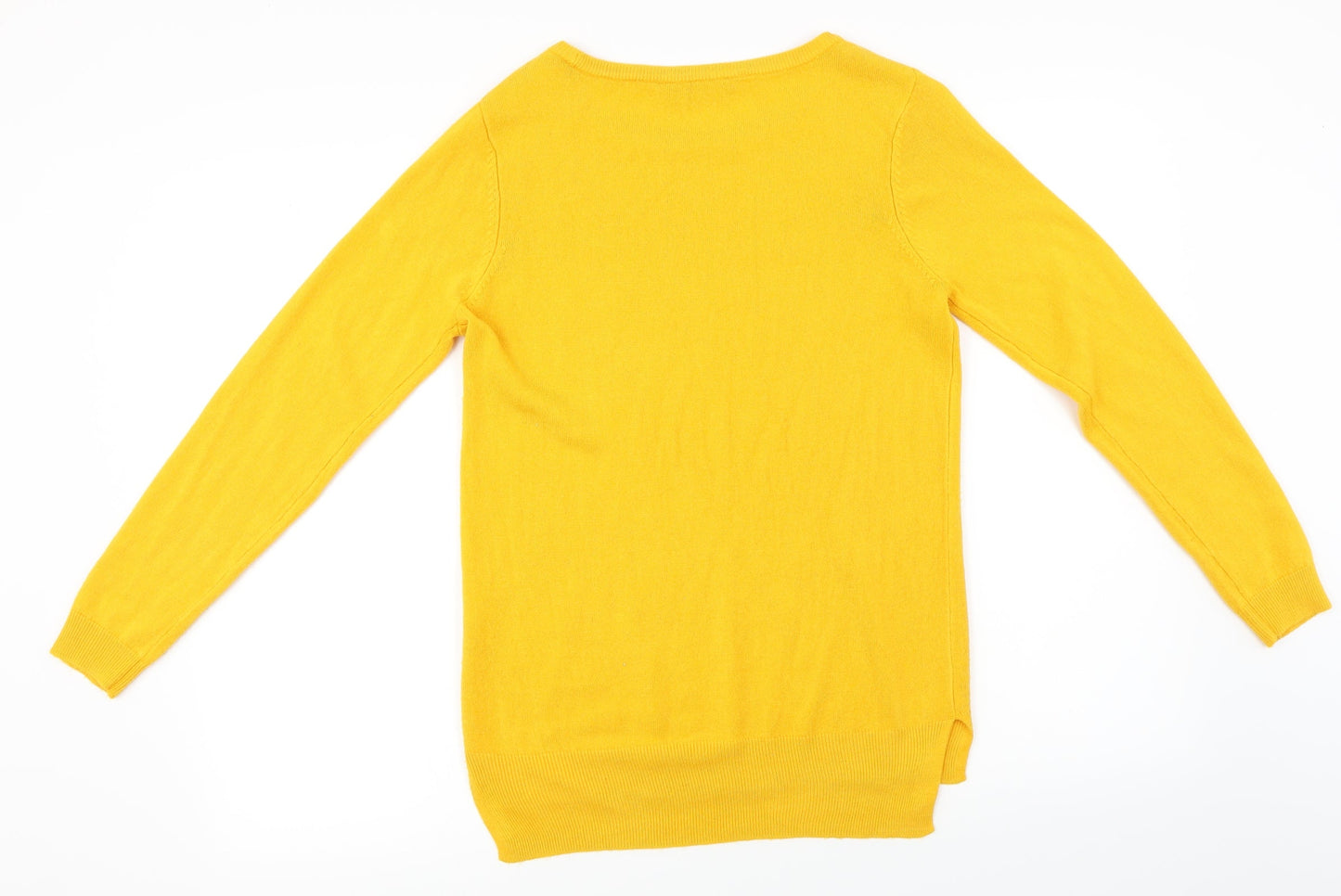 F&F  Womens Yellow   Pullover Jumper Size 6
