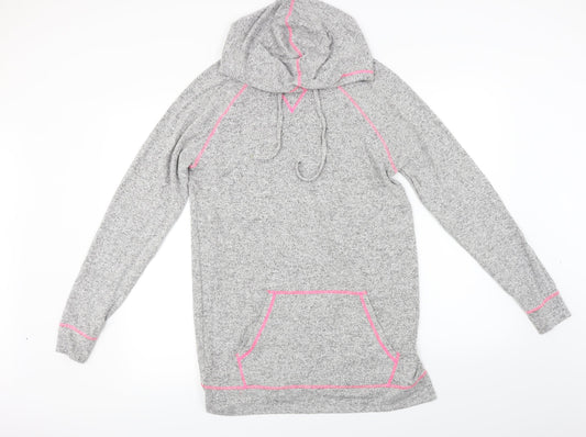 Time To Dream  Womens Grey   Pullover Hoodie Size M