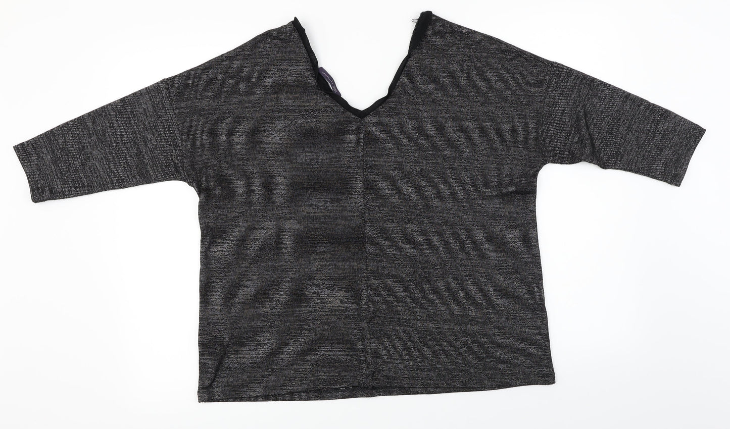 Marks and Spencer  Womens Black   Basic T-Shirt Size 12