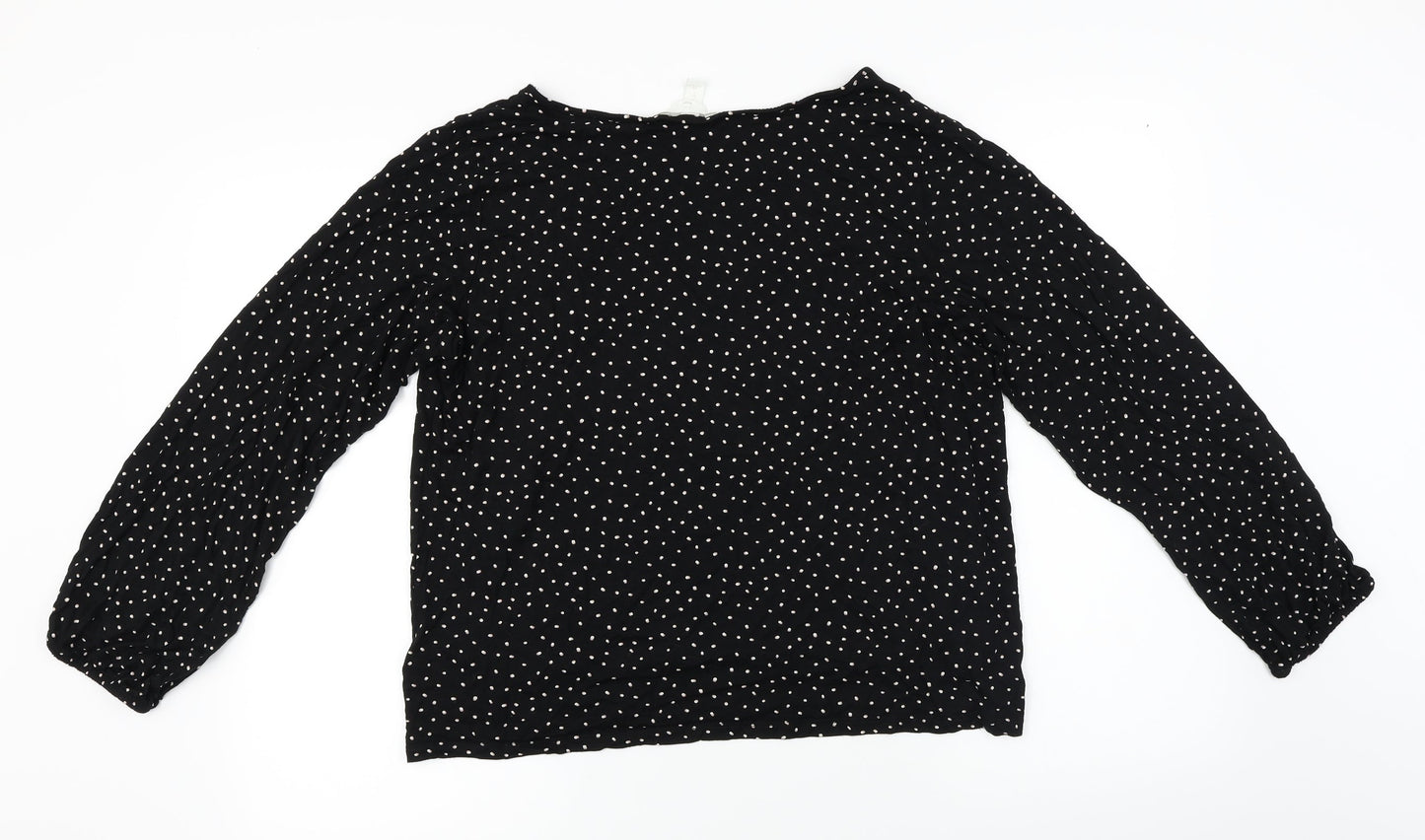 H&M  Womens Black   Basic Blouse Size L