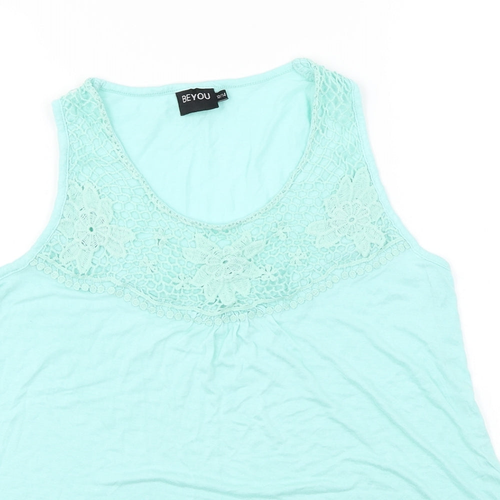 be you Womens Green   Basic Blouse Size 14
