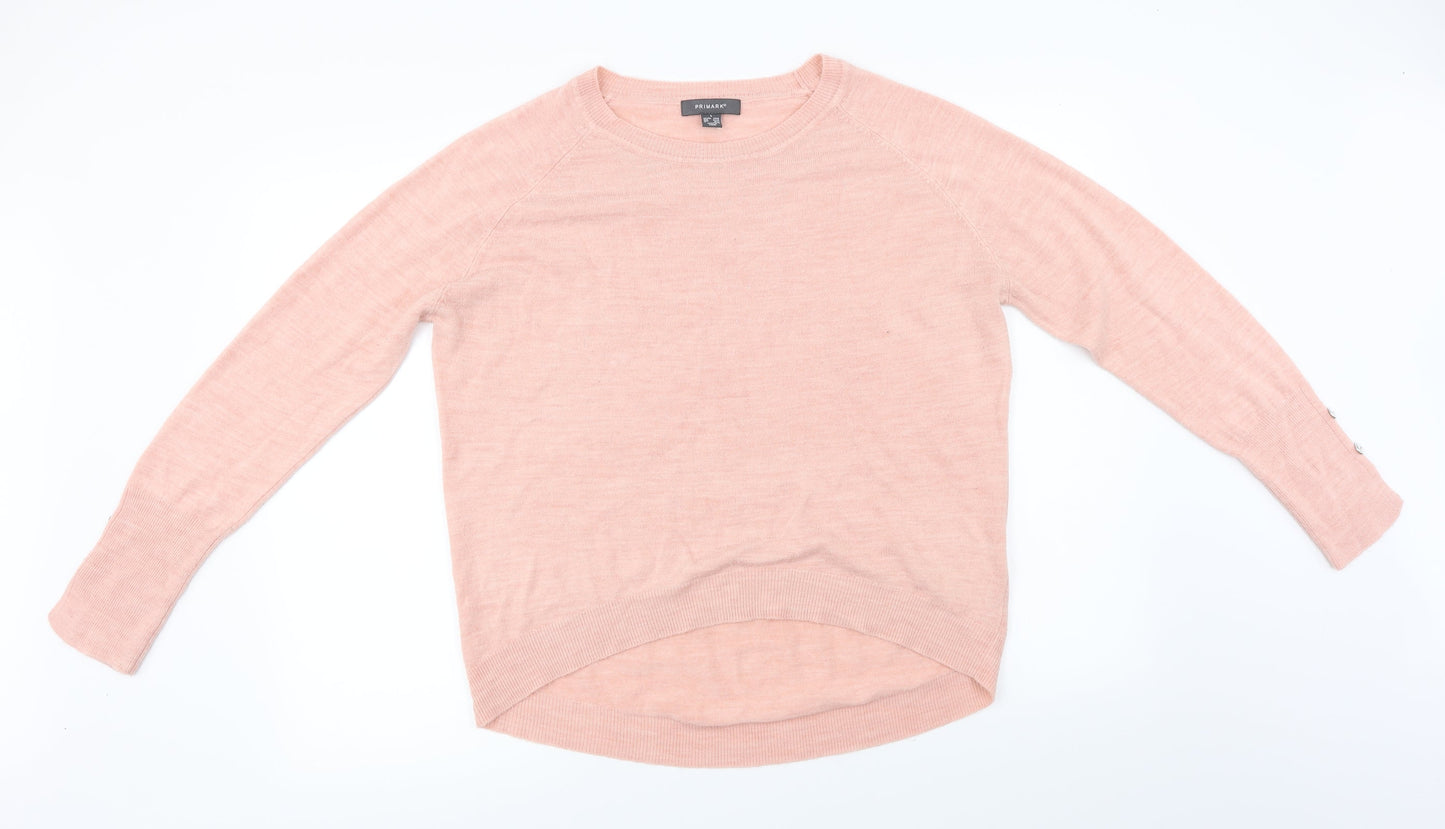 Primark  Womens Pink   Pullover Jumper Size L