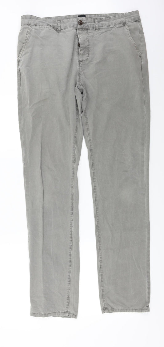 ASOS  Womens Grey   Trousers  Size 36 in L31 in