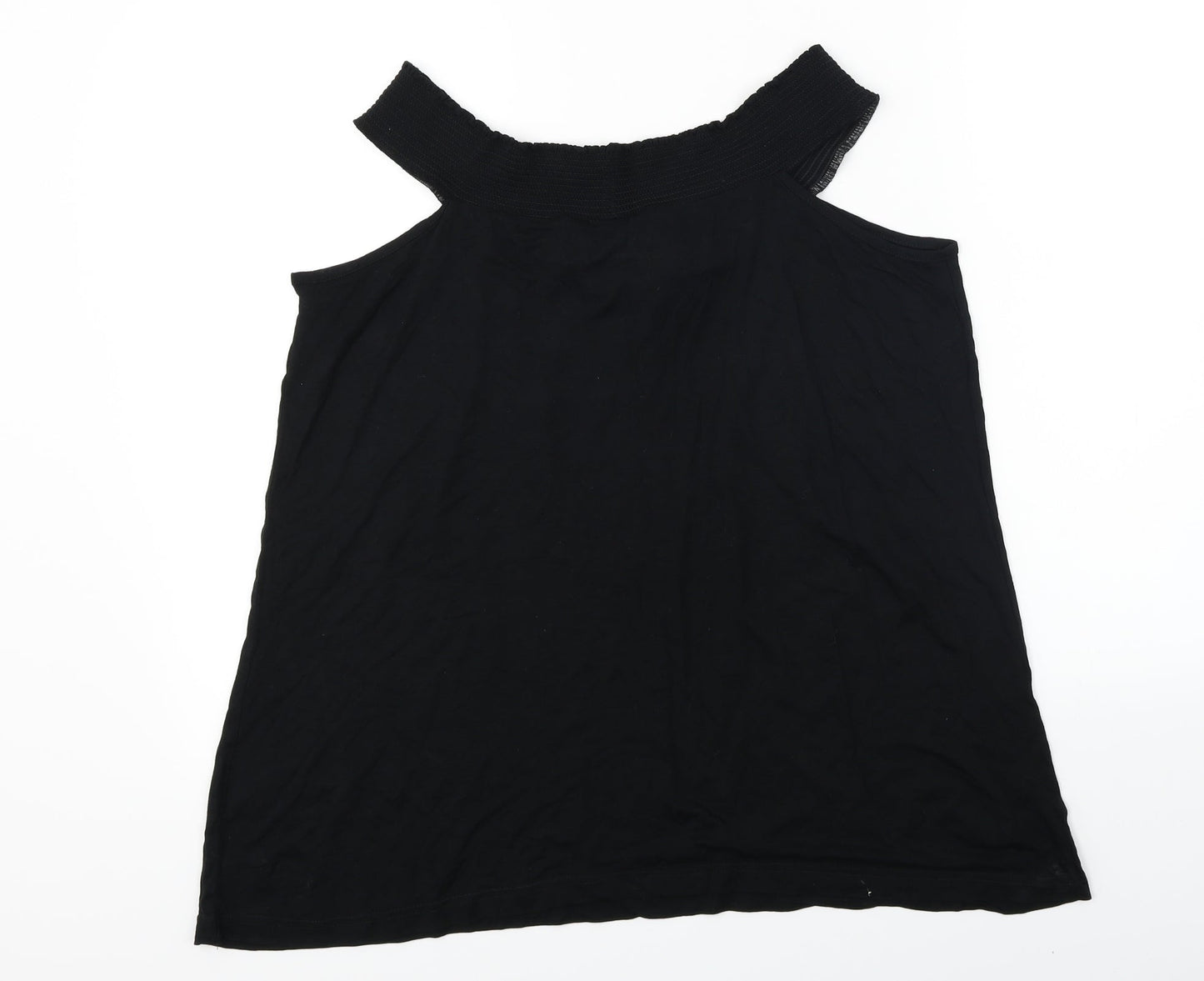 be you Womens Black   Basic T-Shirt Size 14
