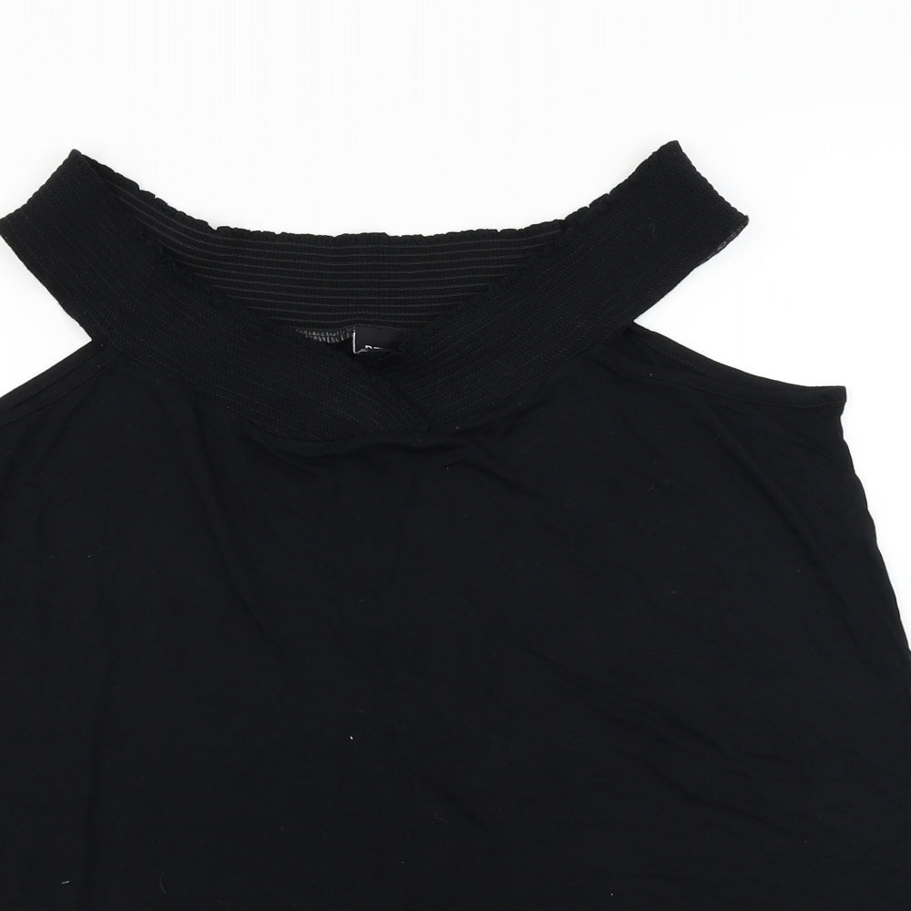 be you Womens Black   Basic T-Shirt Size 14