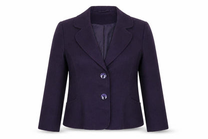 EWM Womens Purple   Jacket Suit Jacket Size 14