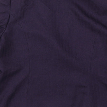 EWM Womens Purple   Jacket Suit Jacket Size 14
