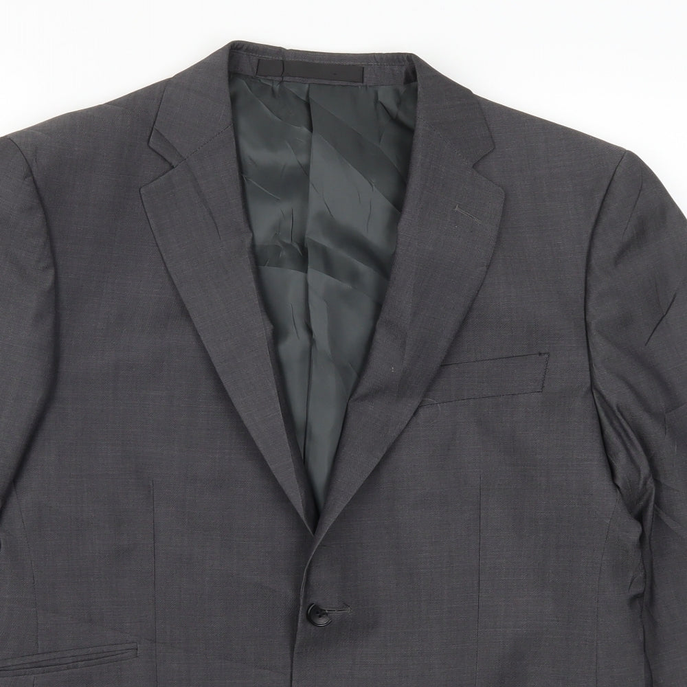 Marks and Spencer Mens Grey   Jacket Suit Jacket Size 38